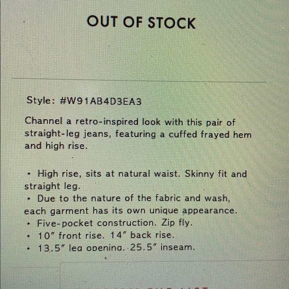 GUESS 1981 Cuffed High-Rise Jeans - Picture 3 of 8